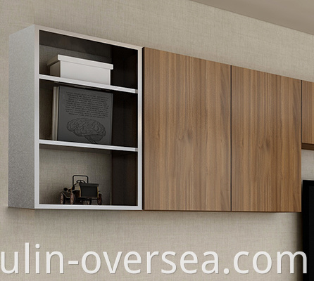 Fashion high gloss double color modern bedroom wardrobes